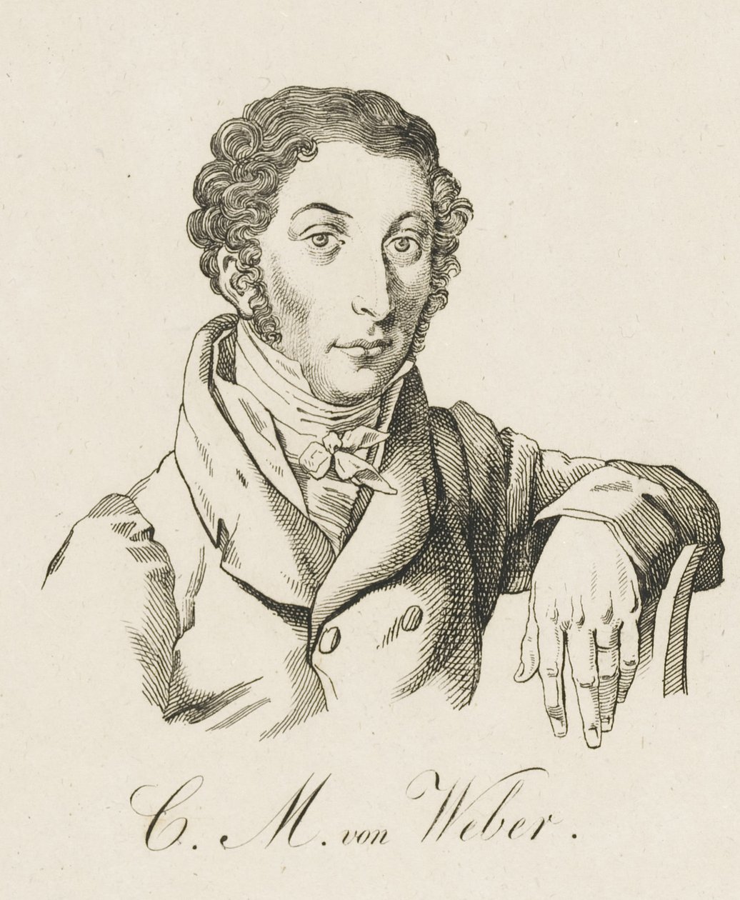 Carl Maria von Weber 1786-1826, vuoden 1821 jälkeen. tekijältä Unbekannt