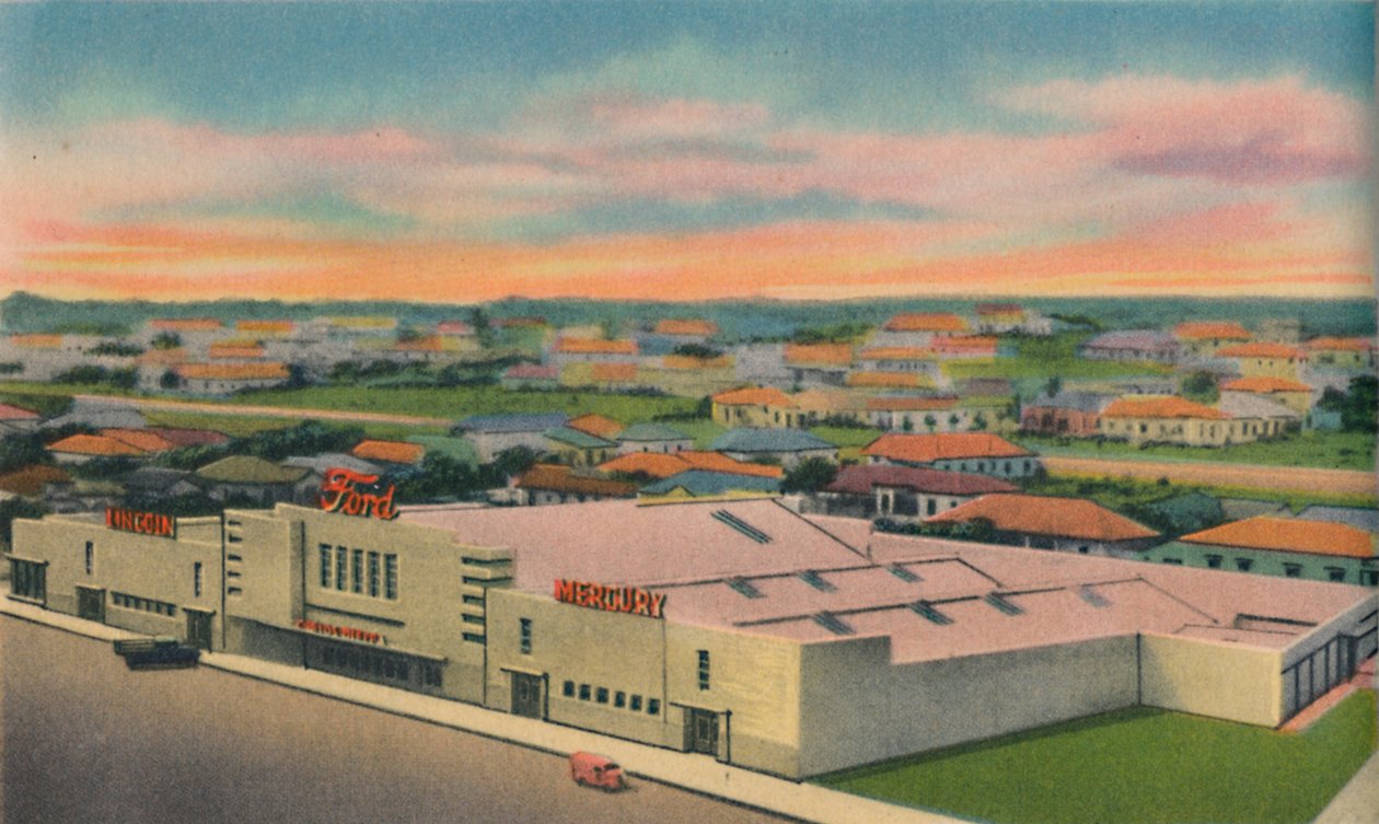 Carlos Dieppa Building, Ford, Mercury, Lincoln Service, Barranquilla, 1940-luku tekijältä Unbekannt