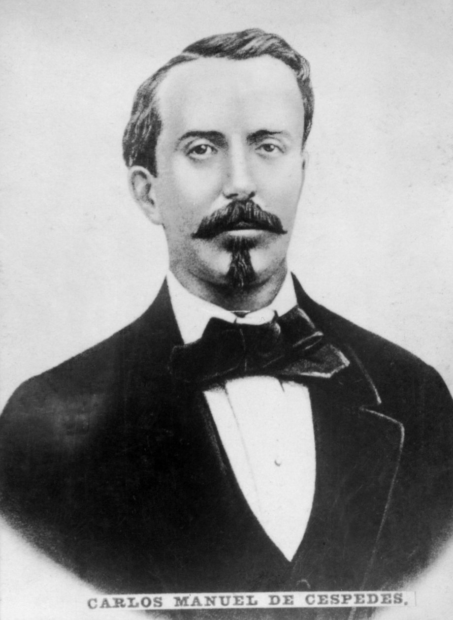 Carlos Manuel de Cespedes 1819-1874, Kuuban tasavallan presidentti aseissa, c1910 tekijältä Unbekannt