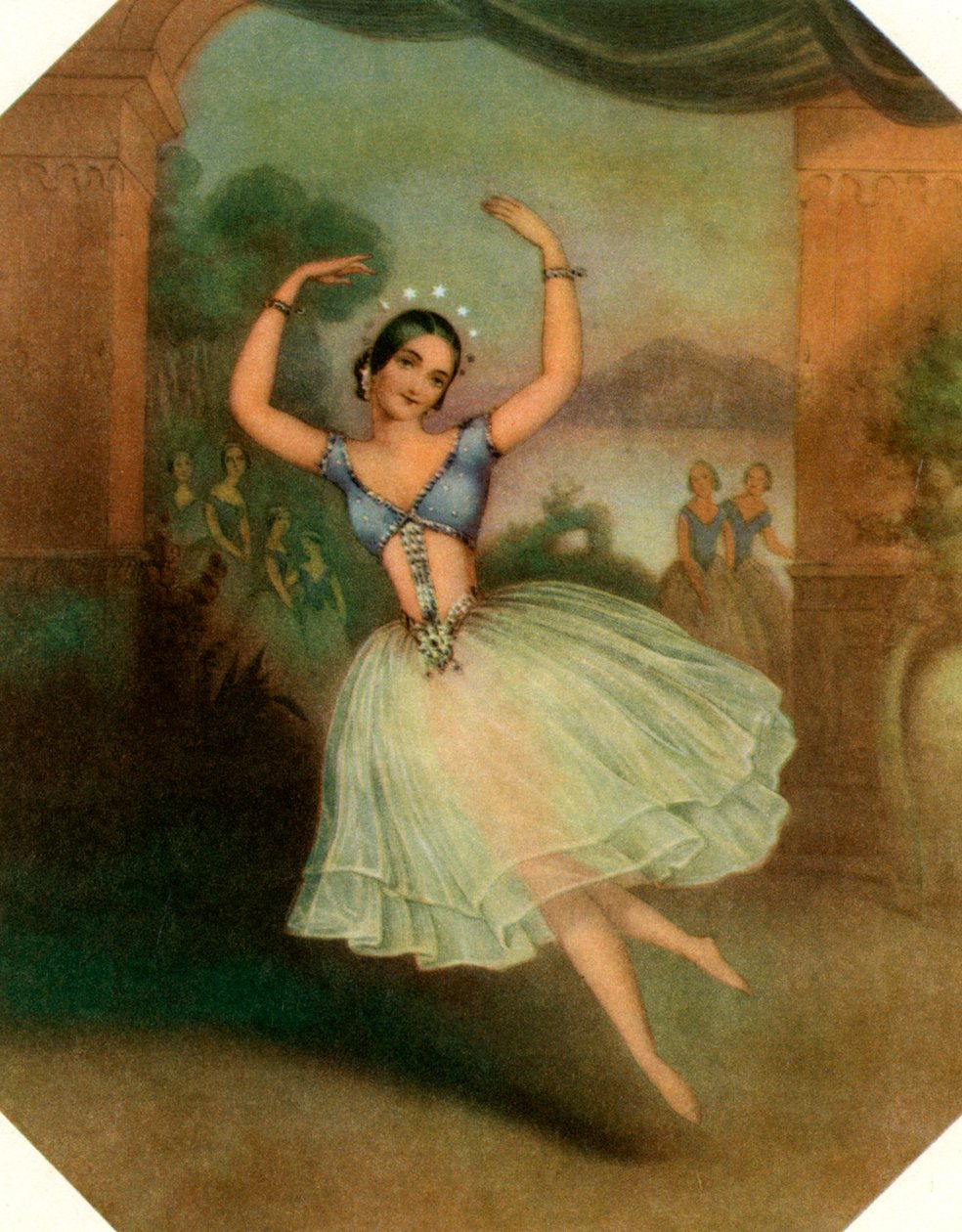 Carlotta Grisi La Perissä 1800-luvulla tekijältä Unbekannt