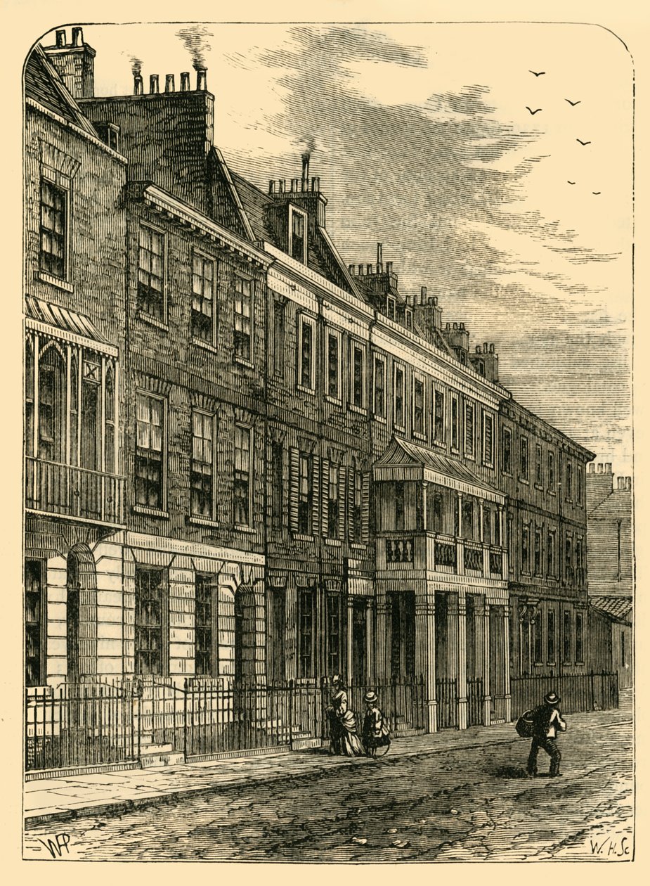 Carlyles House, Great Cheyne Row, 1876. tekijältä Unbekannt