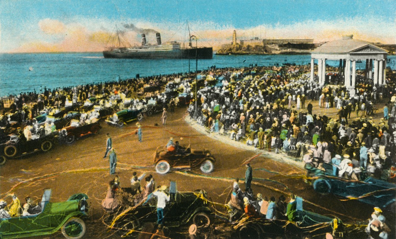 Carnival Time, Havanna, Kuuba, 1920-luku. tekijältä Unbekannt