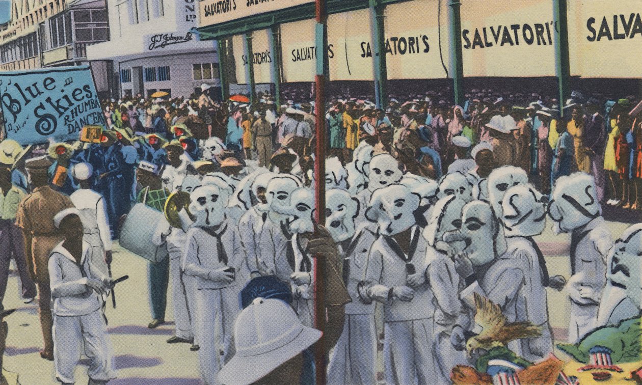 Karnevaali, Trinidad, B.W.I., 1940-luku. tekijältä Unbekannt