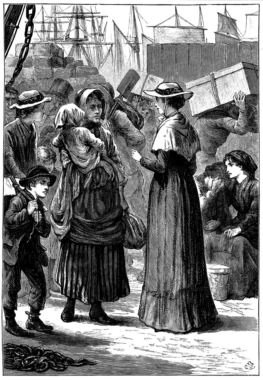 Caroline Chisholm, The Emigrants Friend, Sydney, Australia, c1845 tekijältä Unbekannt
