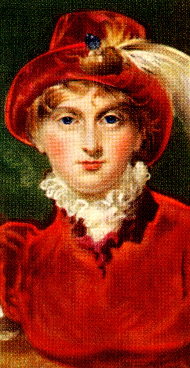 Caroline of Brunswick, kuningas Yrjö IV:n kuningatar puoliso, 1800-luvun alku tekijältä Unbekannt