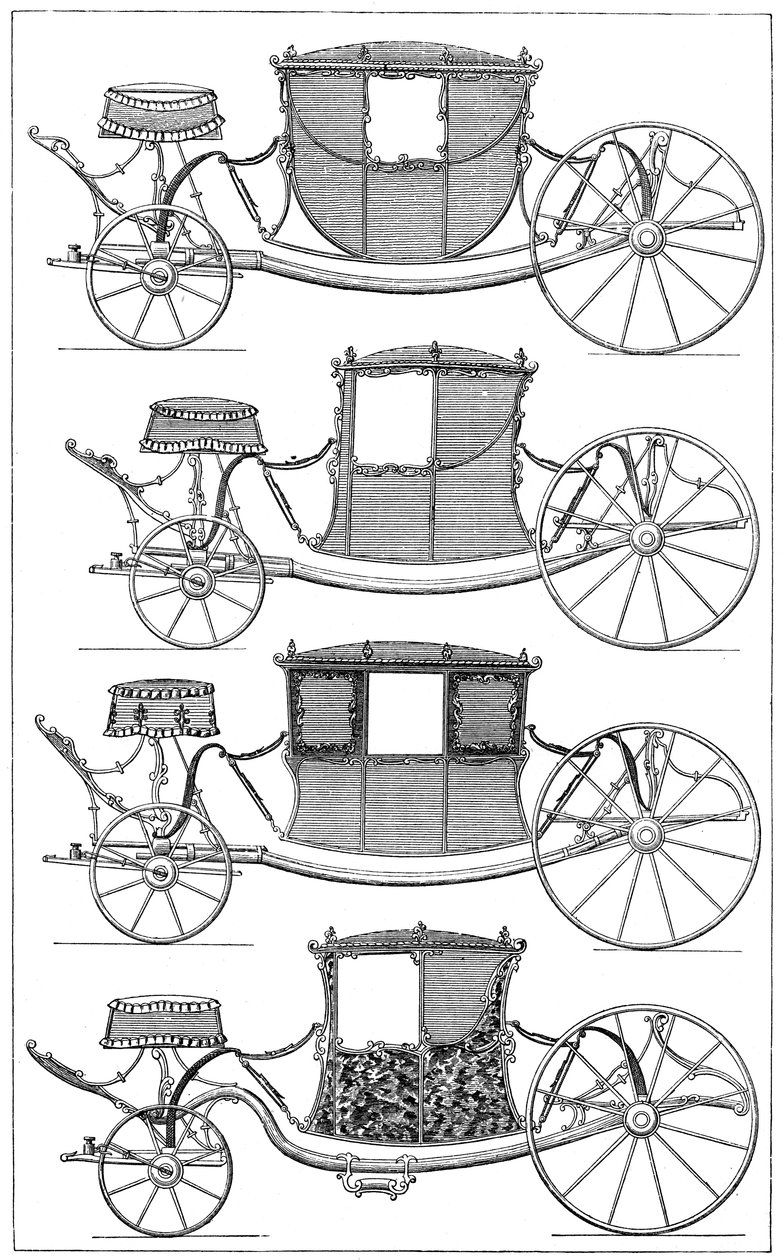 Kärryt, 1885 tekijältä Unbekannt