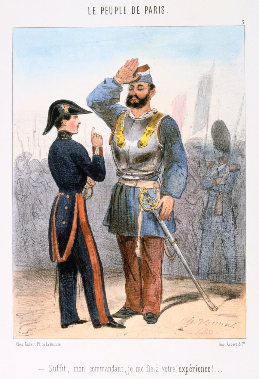 Sarjakuva Pariisin kommuunista, 1870-luku. tekijältä Unbekannt