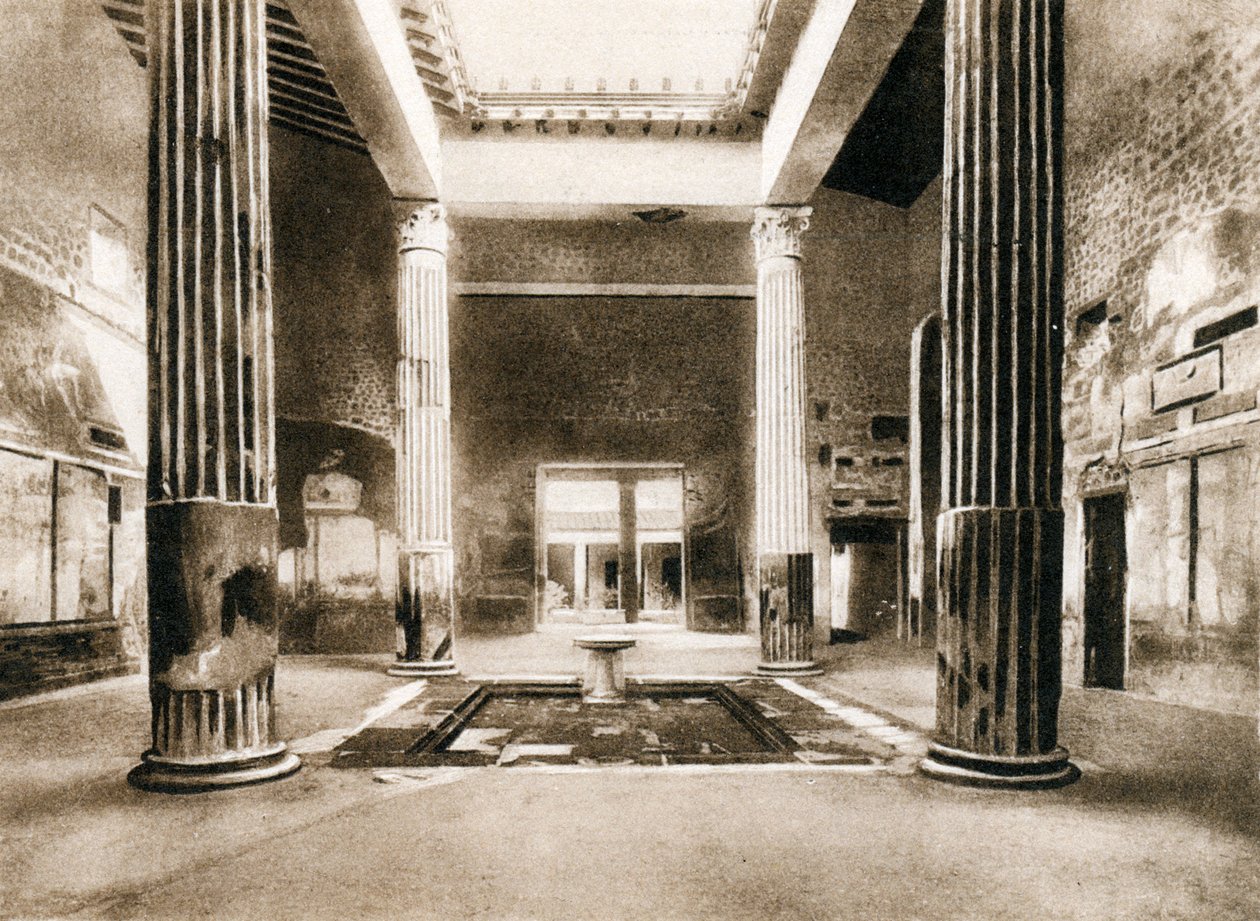 Hopeahäiden talo, Pompei, Italia, 1900-luku tekijältä Unbekannt