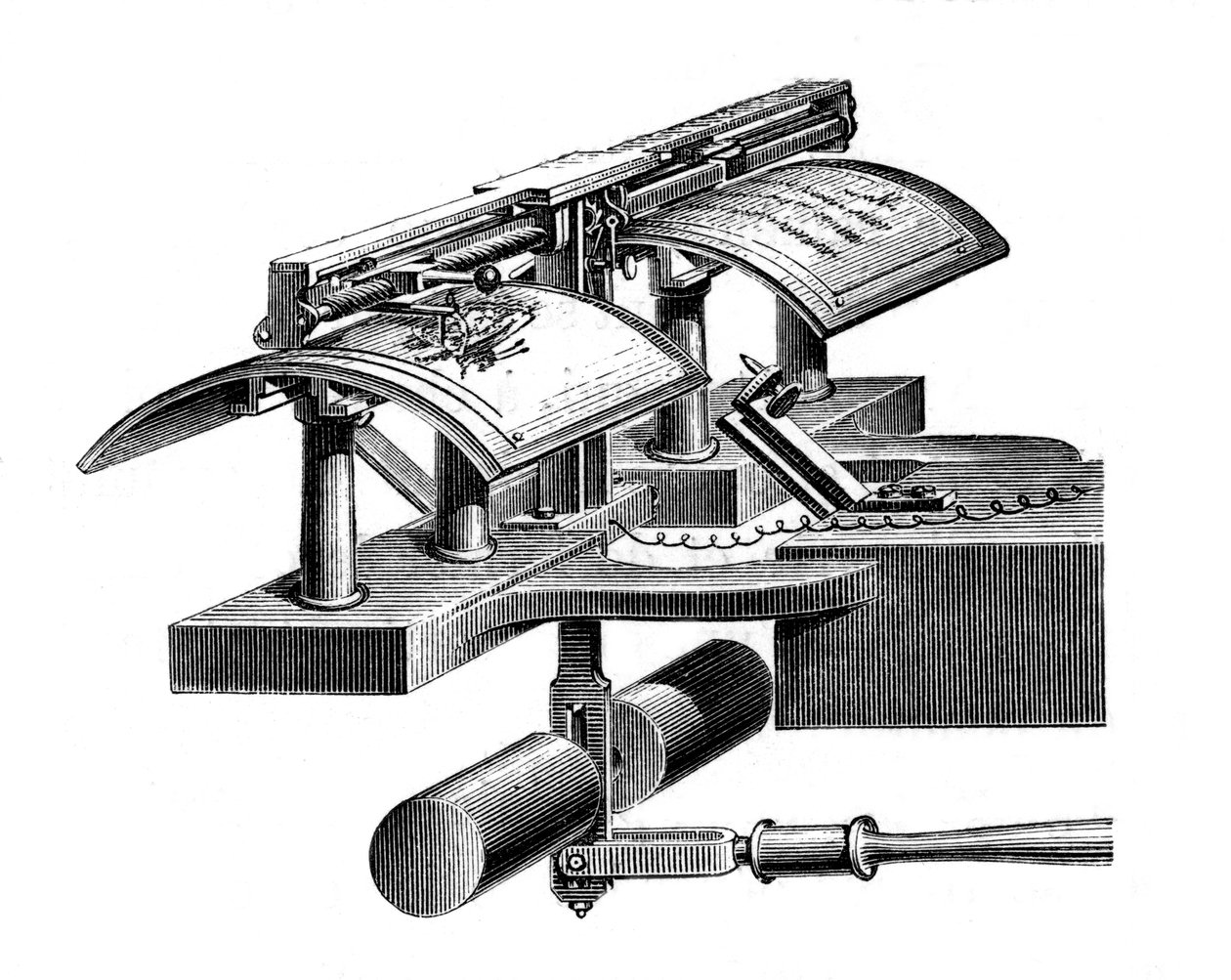Casellis-pantelegraph, 1874 tekijältä Unbekannt