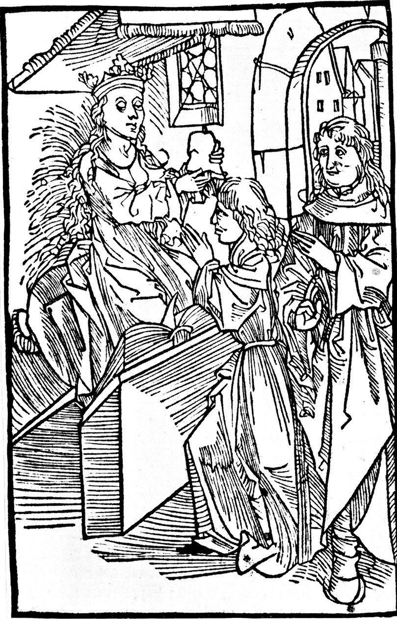 Cassandra, legendaarinen troijalainen profeetta, 1500-luku tekijältä Unbekannt