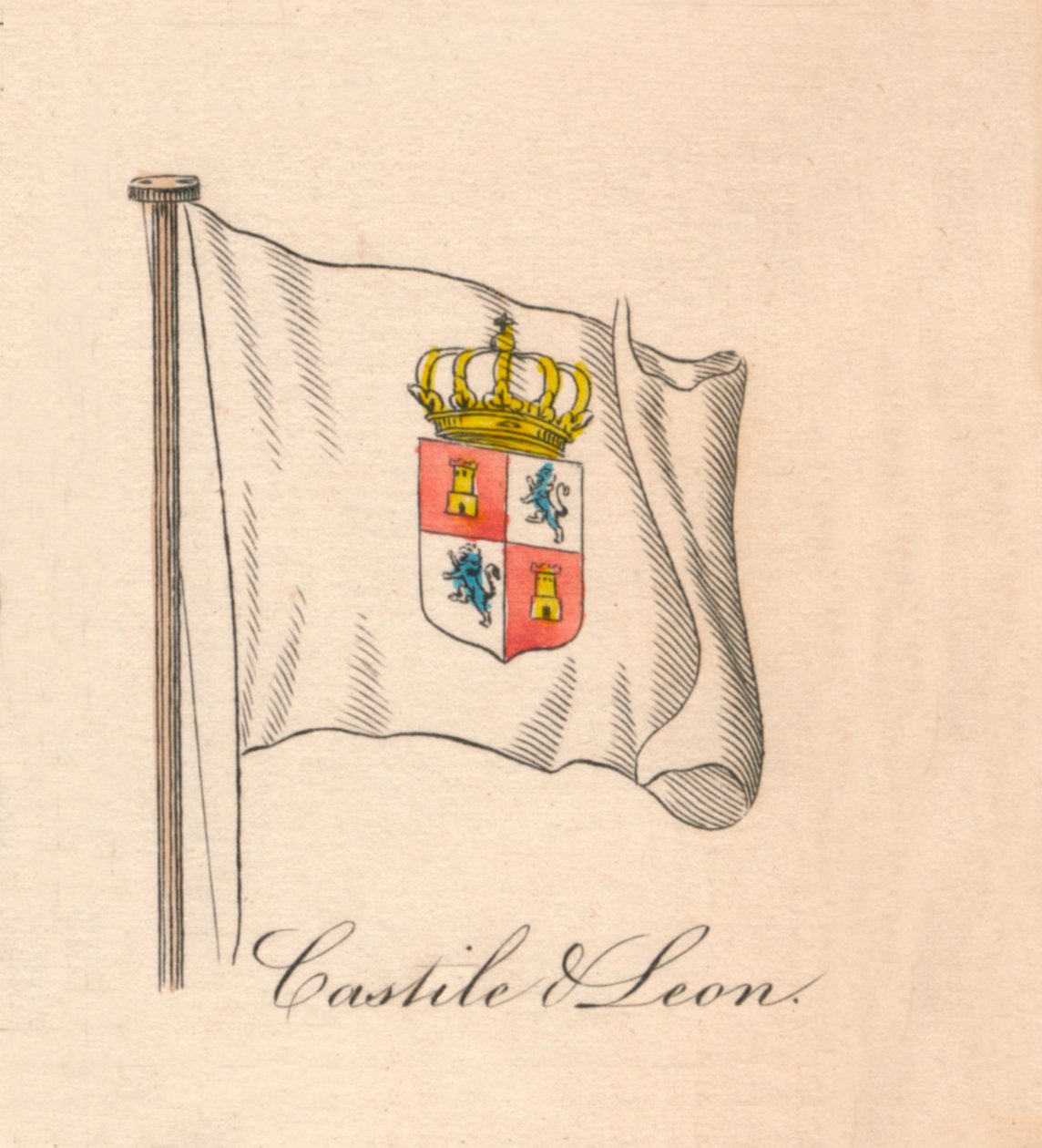 Kastilia ja Leon, 1838 tekijältä Unbekannt