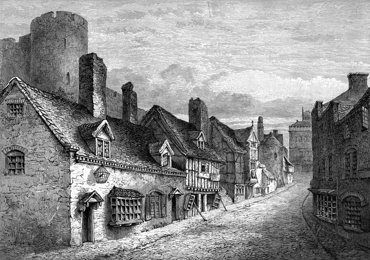 Castle Gate, Shrewsbury, Shropshire, 1893 tekijältä Unbekannt