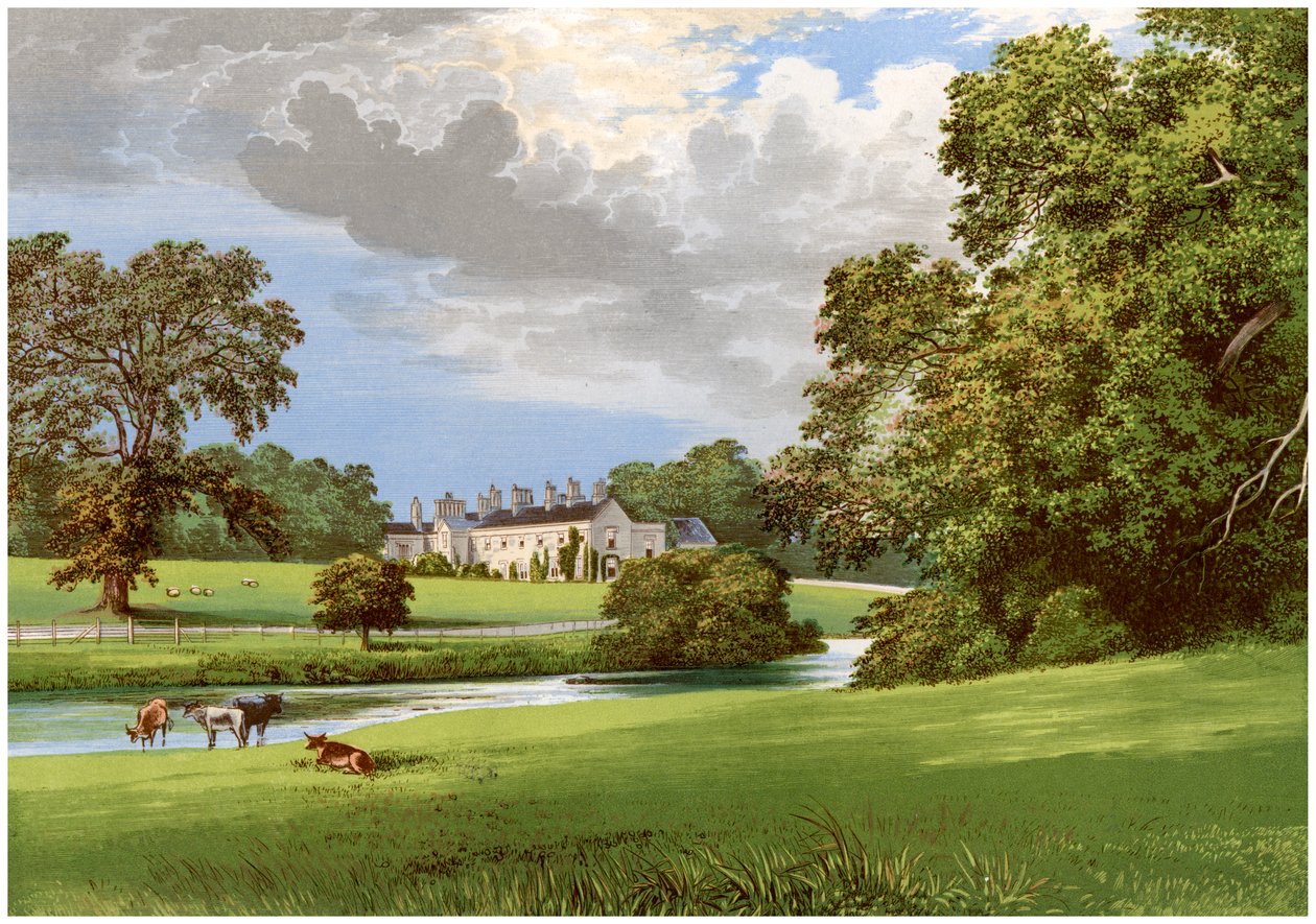 Castle MacGarrett, Mayon kreivikunta, Irlanti, Lord Oranmoren koti, vuodelta 1880 tekijältä Unbekannt