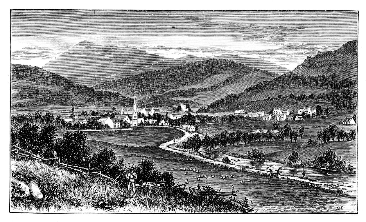 Castleton of Braemar, Skotlanti, vuodelta 1888 tekijältä Unbekannt