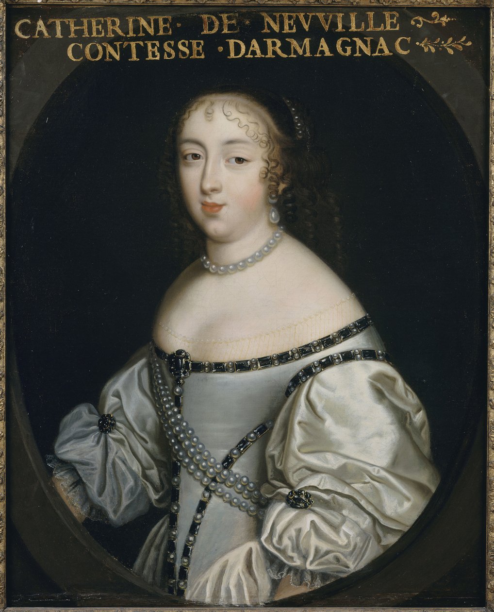 Catherine de Neufville de Villeroy, Armagnacin kreivitär 1639-1707, noin 1665. tekijältä Unbekannt
