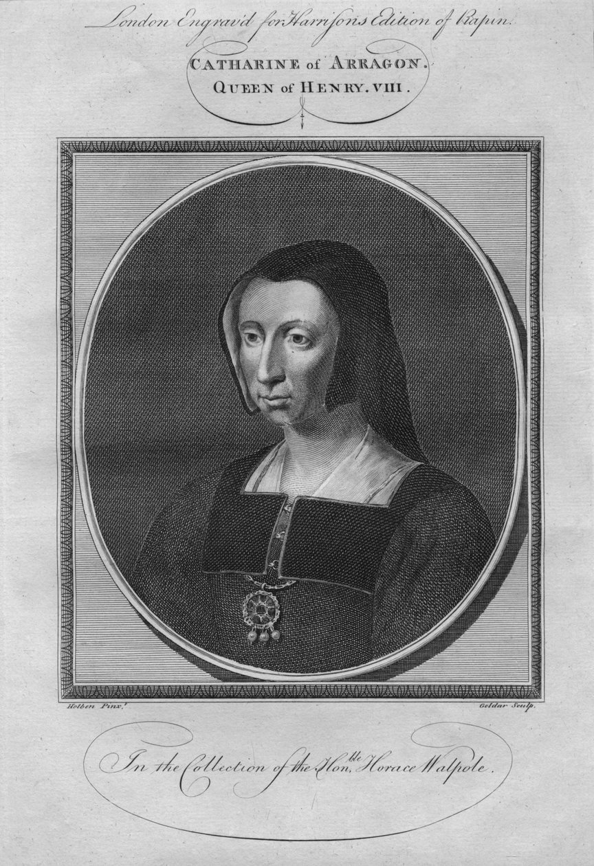 Katariina Aragonilainen, Henrik VIII:n kuningatar, 1784. tekijältä Unbekannt
