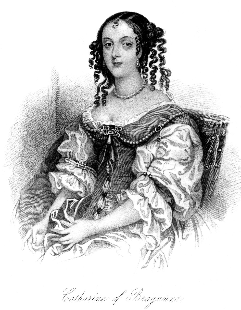 Katariina Braganzasta 1638-1705 tekijältä Unbekannt