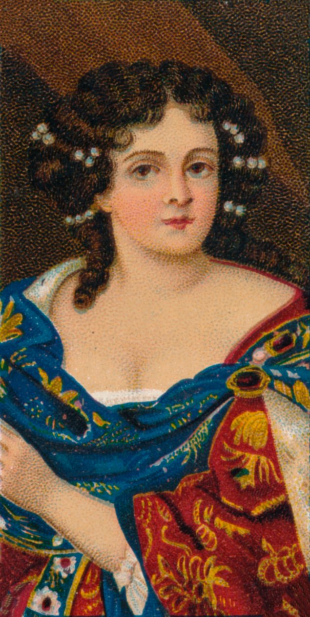 Katariina Braganza 1638-1705, kuningas Kaarle II:n kuningatar puoliso, 1912 tekijältä Unbekannt