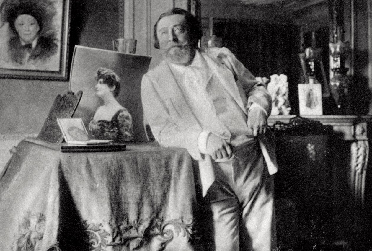 Catulle Mendes, ranskalainen runoilija ja kirjemies, 1906 tekijältä Unbekannt
