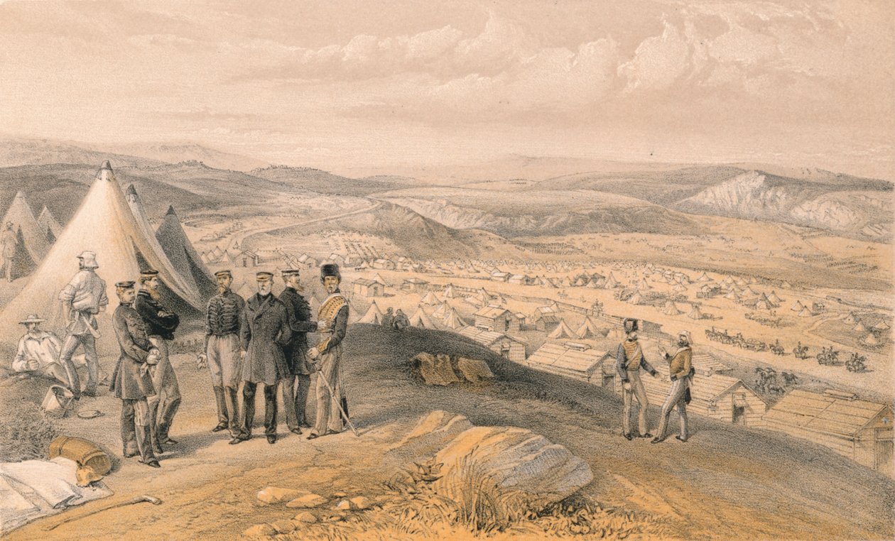Ratsuväkileiri, 1856 tekijältä Unbekannt