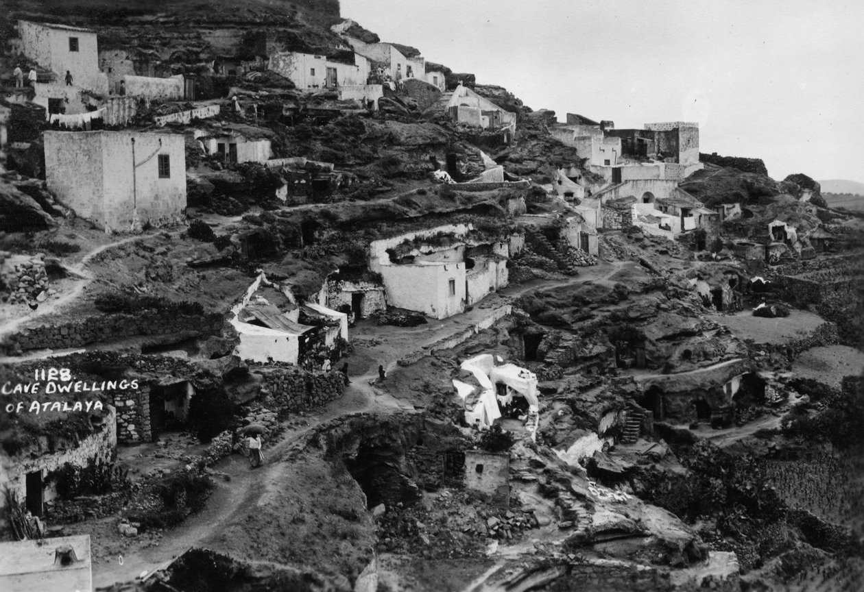 Atalayan luola-asunnot, Gran Canaria, Kanariansaaret, Espanja, 1900-luku tekijältä Unbekannt