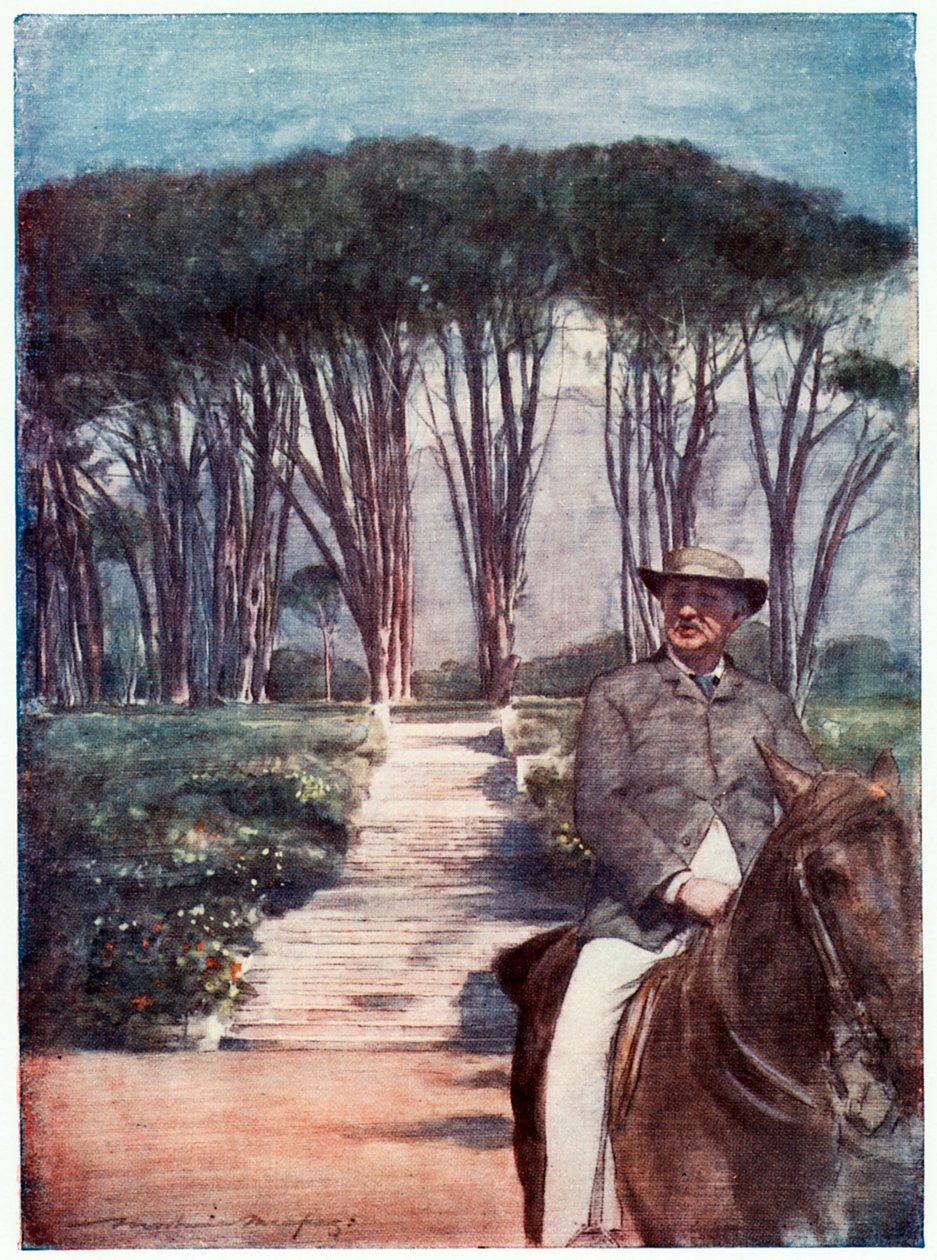 Cecil Rhodes, englantilaissyntyinen eteläafrikkalainen yrittäjä ja valtiomies, 1900 tekijältä Unbekannt