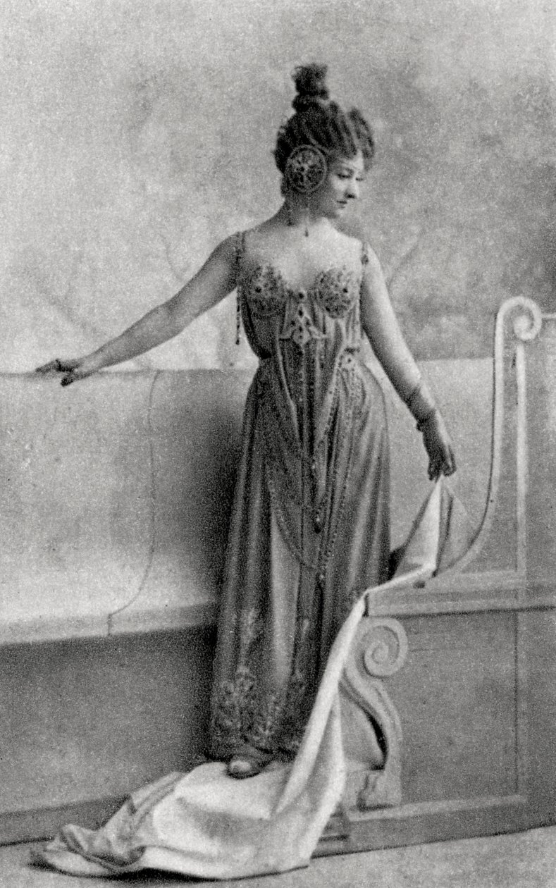 Cecile Sorel, ranskalainen näyttelijä, 1893 tekijältä Unbekannt