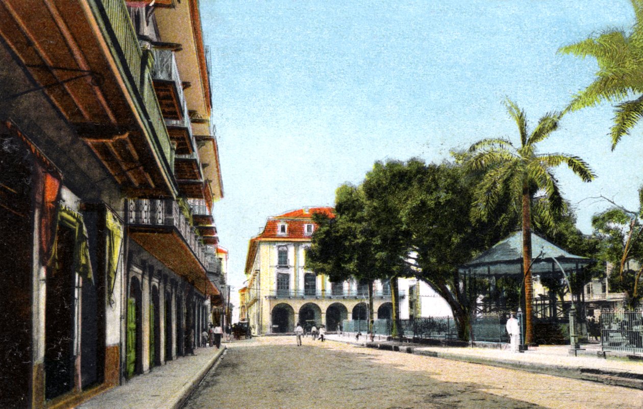 Central Park and Canal Building, Panama City, Panama, 1920-luku tekijältä Unbekannt