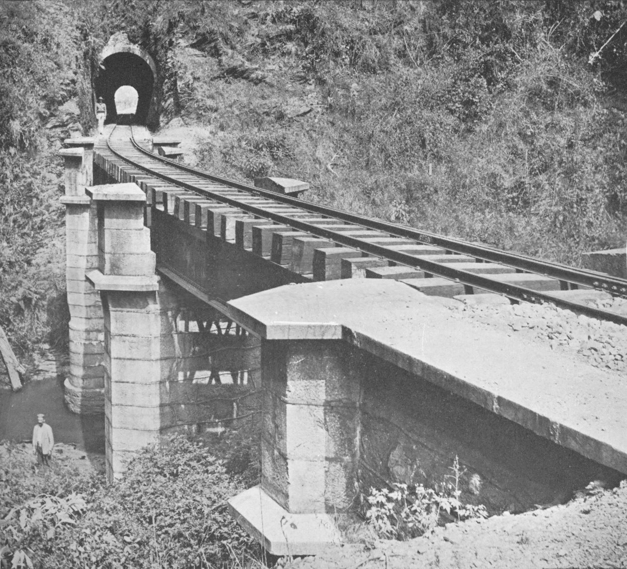 Brasilian keskusrautatie: Tunnelointi Serra do MAR:n läpi, 1914 tekijältä Unbekannt
