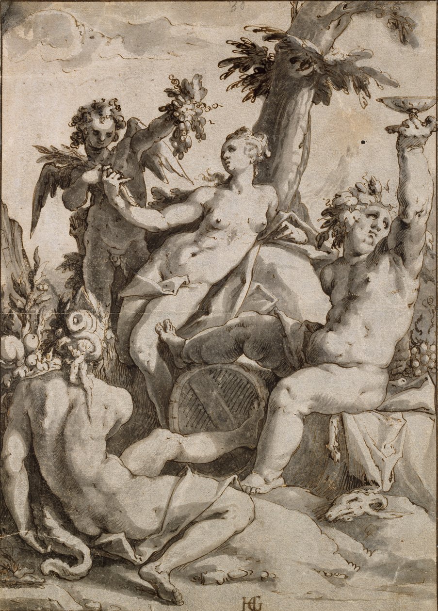 Ceres, Venus ja Bacchus, 1500-1600 tekijältä Unbekannt