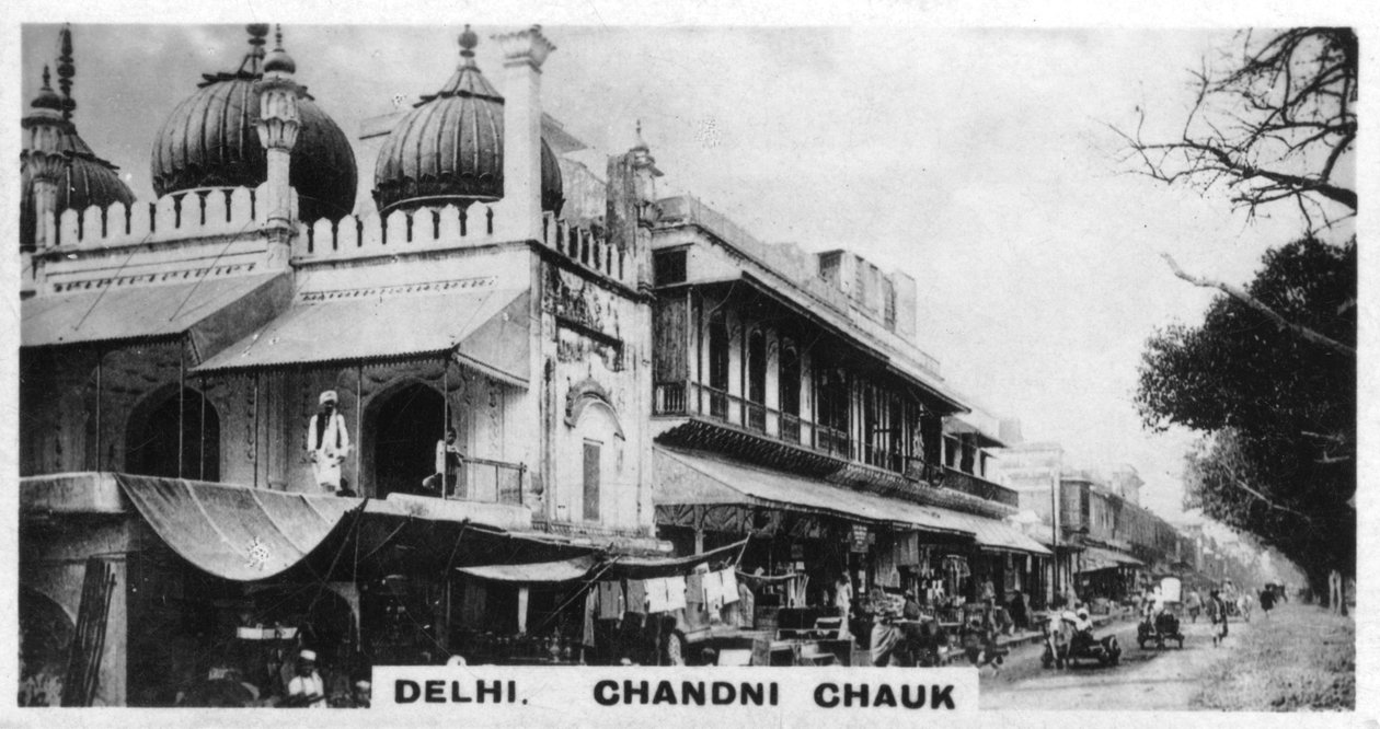 Chandni Chowk, Delhi, Intia, 1925 tekijältä Unbekannt