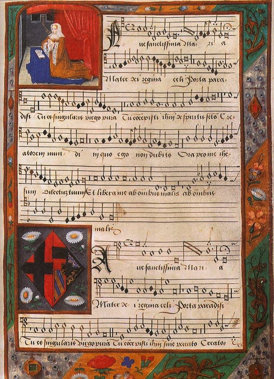 Itävallan Margaretan chansonnier Albumilta de Marguerite dAutriche, Vuosina 1516-1523 tekijältä Unbekannt