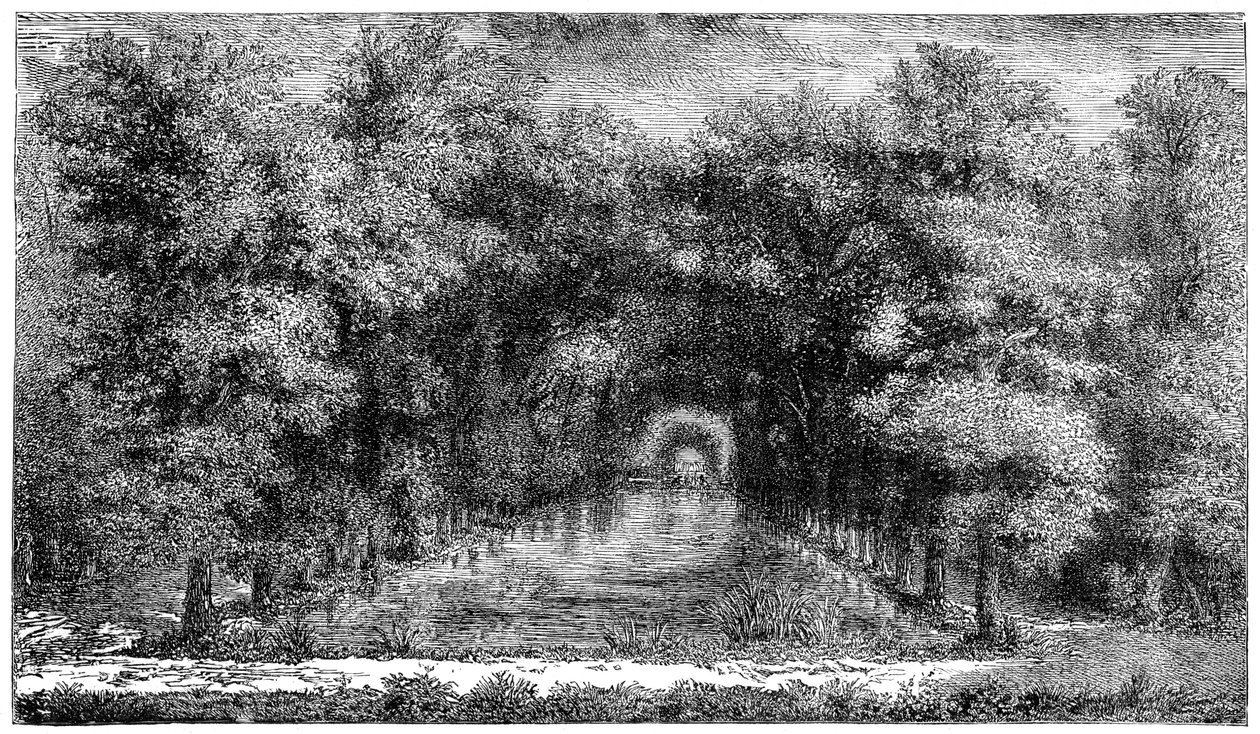 Chantilly Park, Pariisi, Ranska, 1885 tekijältä Unbekannt