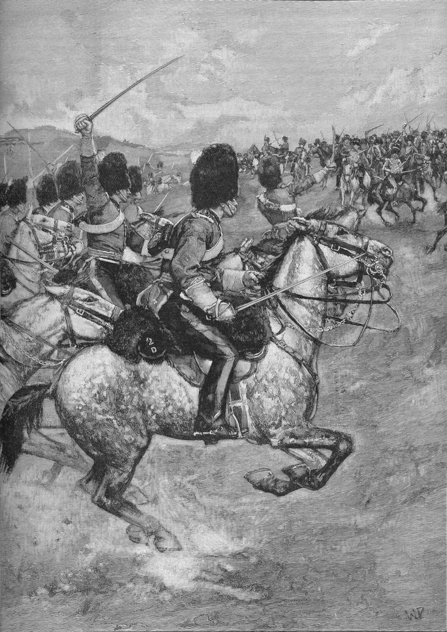 Raskaan prikaatin hyökkäys Balaclavan taistelussa, 1854 1906. tekijältä Unbekannt