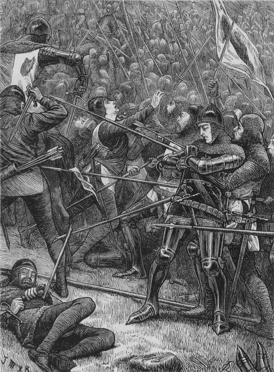 Scoge of the Scots Halidon Hillissä, 19. heinäkuuta 1333, c1880 tekijältä Unbekannt
