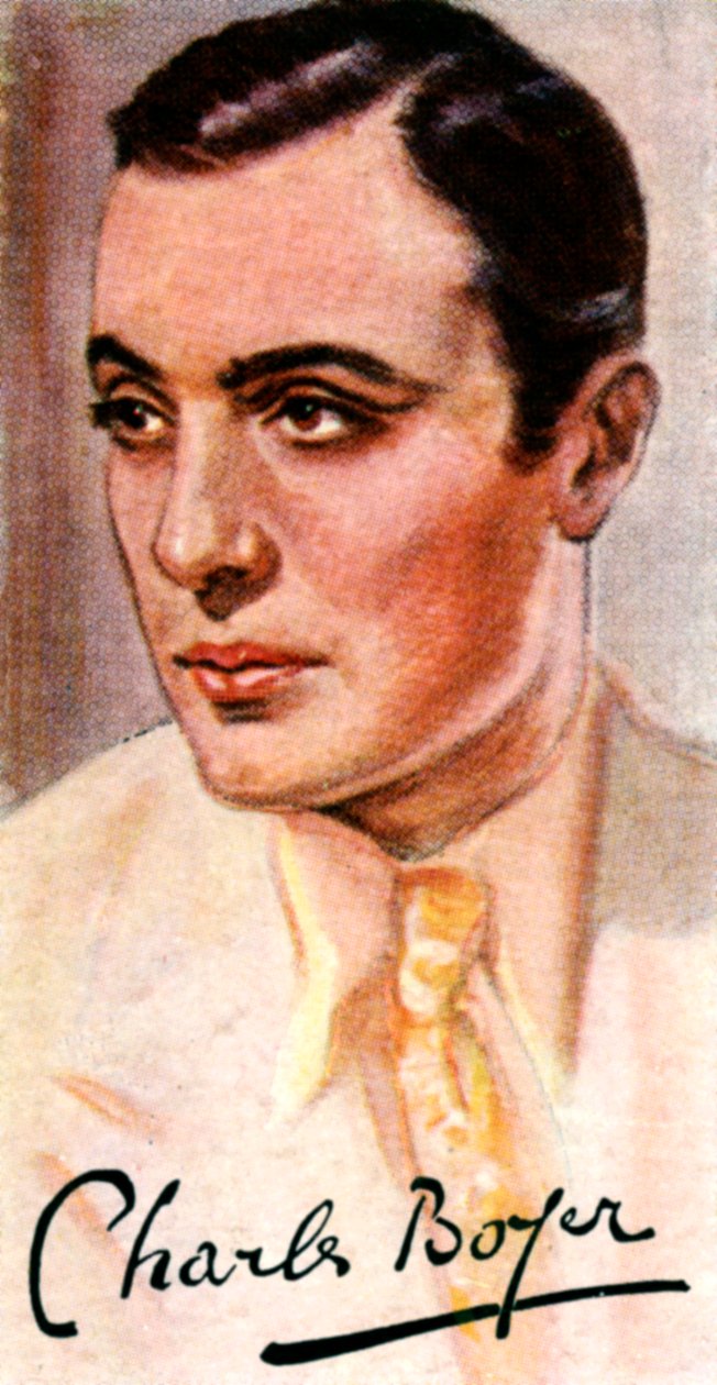 Charles Boyer, 1899-1978, ranskalainen näyttelijä, 1900-luku tekijältä Unbekannt