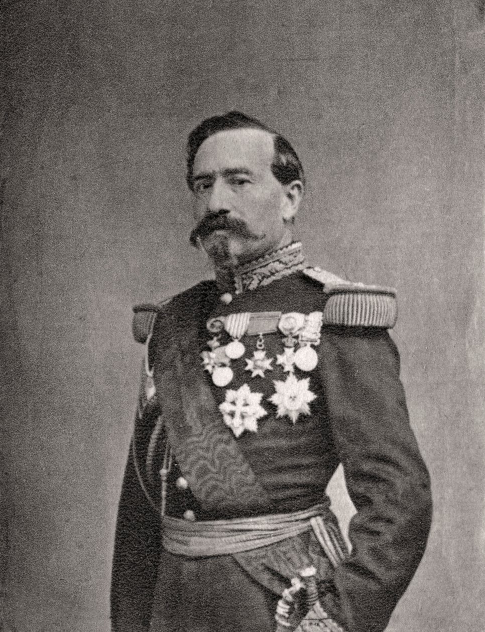 Charles Denis Bourbaki, ranskalainen sotilas ja kenraali, 1868 tekijältä Unbekannt