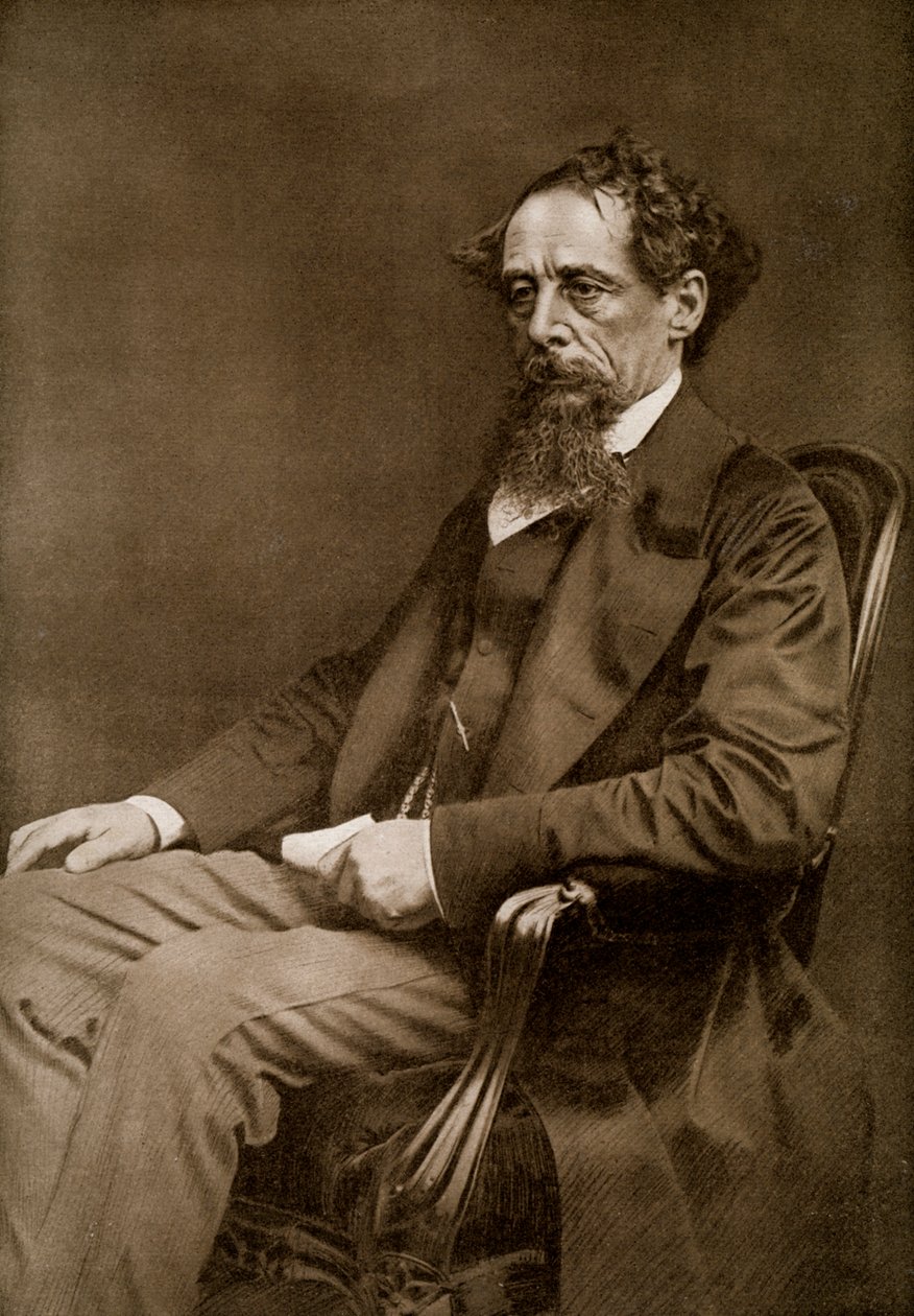 Charles Dickens, 1800-luvun englantilainen kirjailija, 1910 tekijältä Unbekannt