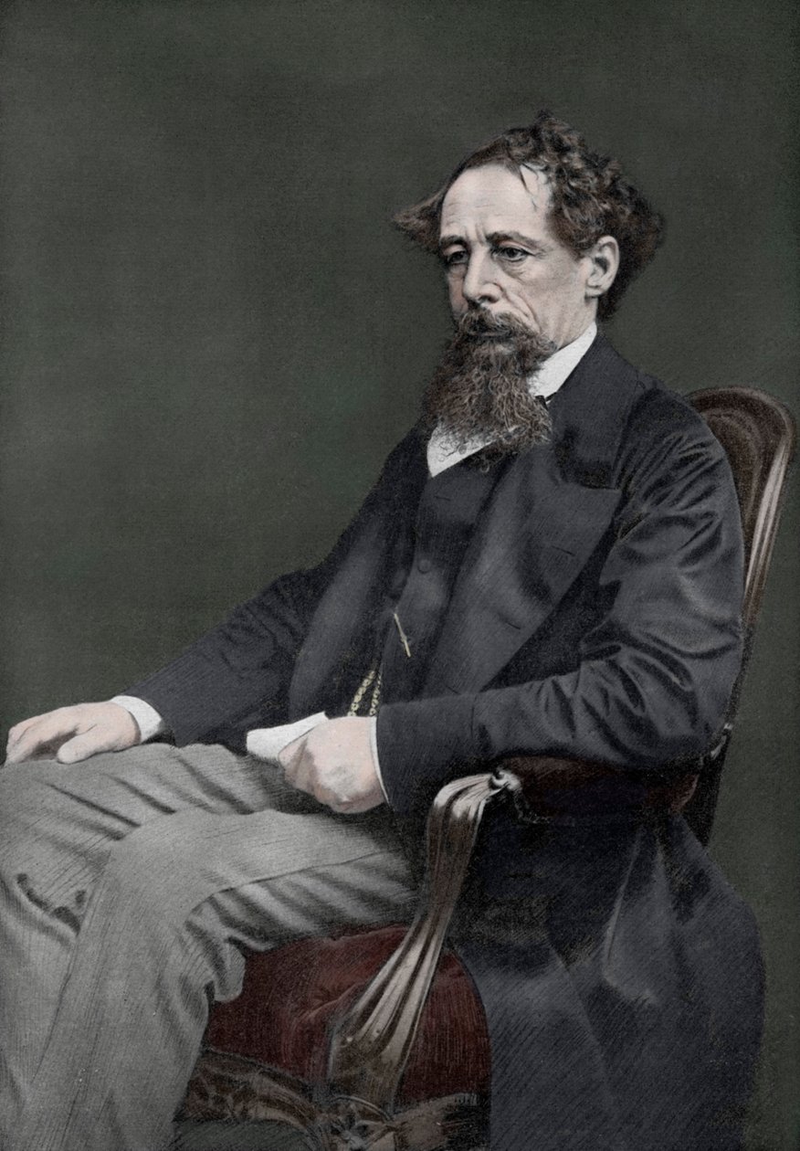 Charles Dickens, 1800-luvun englantilainen kirjailija, 1910 tekijältä Unbekannt