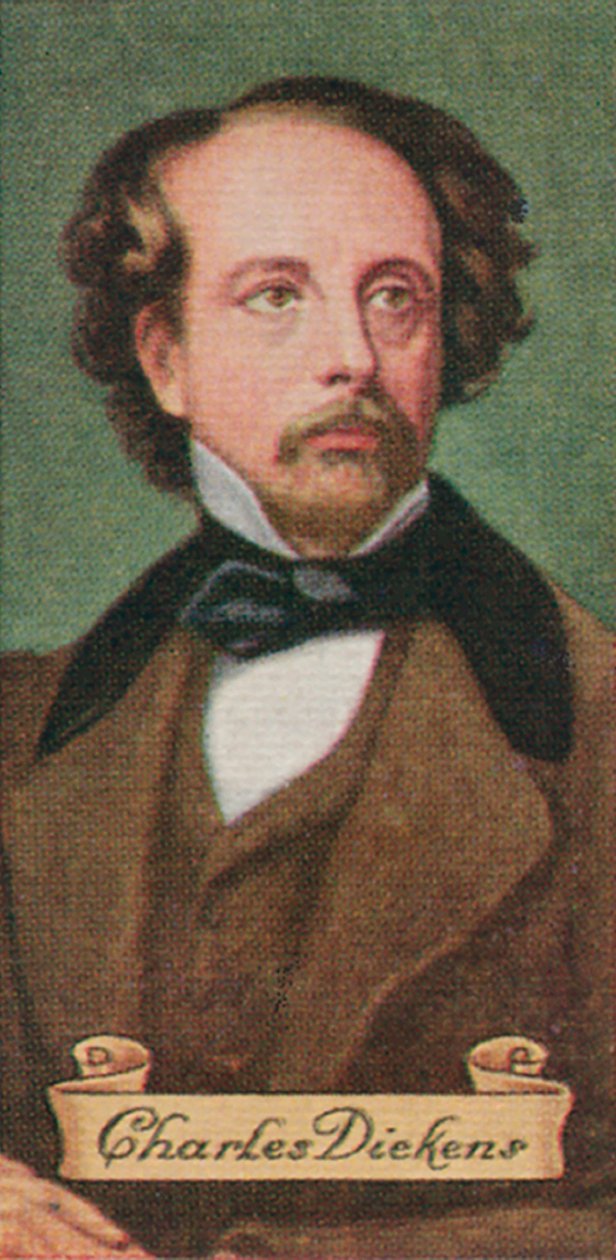 Charles Dickens, otettu savukekorttisarjasta, 1935 tekijältä Unbekannt