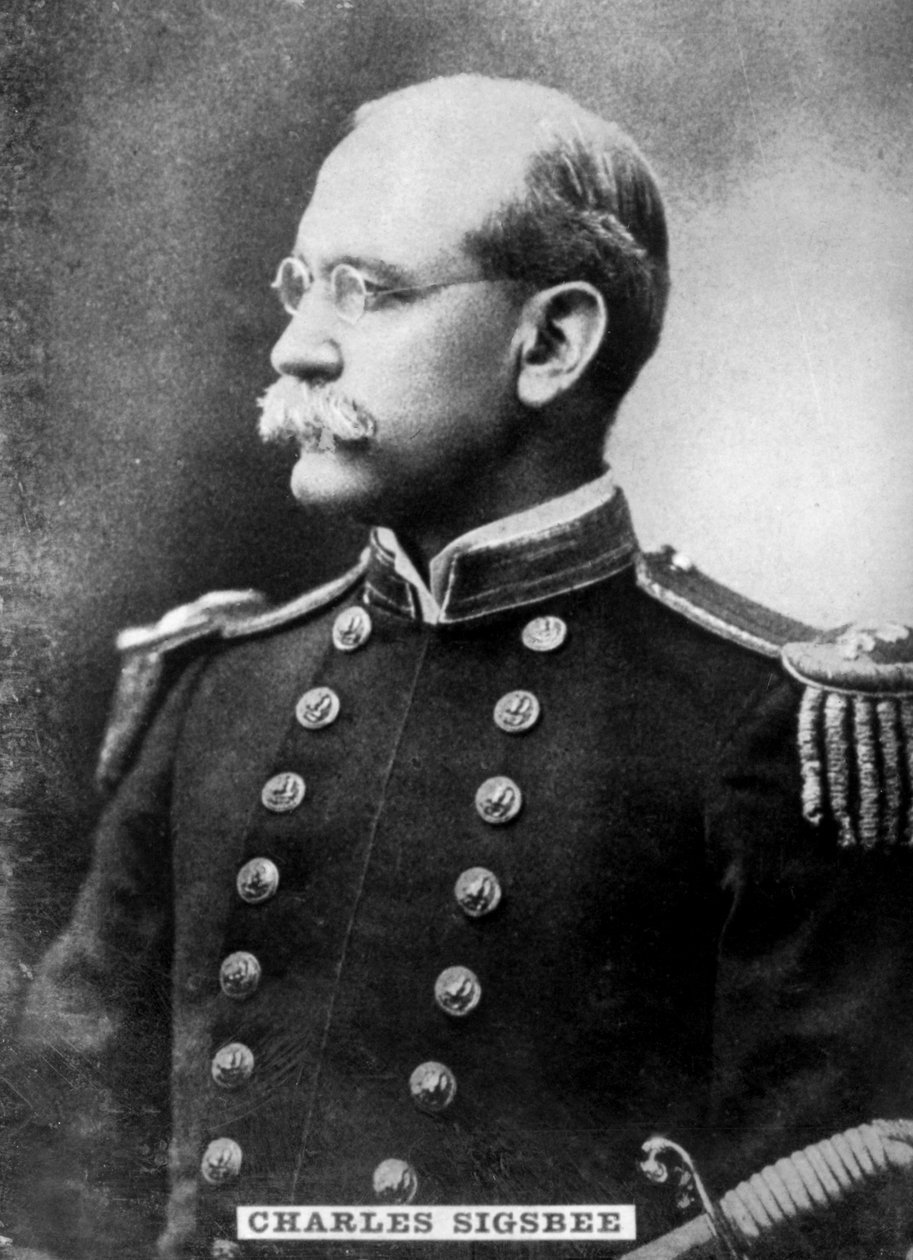 Charles Dwight Sigsbee 1845-1923, kontra-amiraali Yhdysvaltain laivastossa, c1910 tekijältä Unbekannt