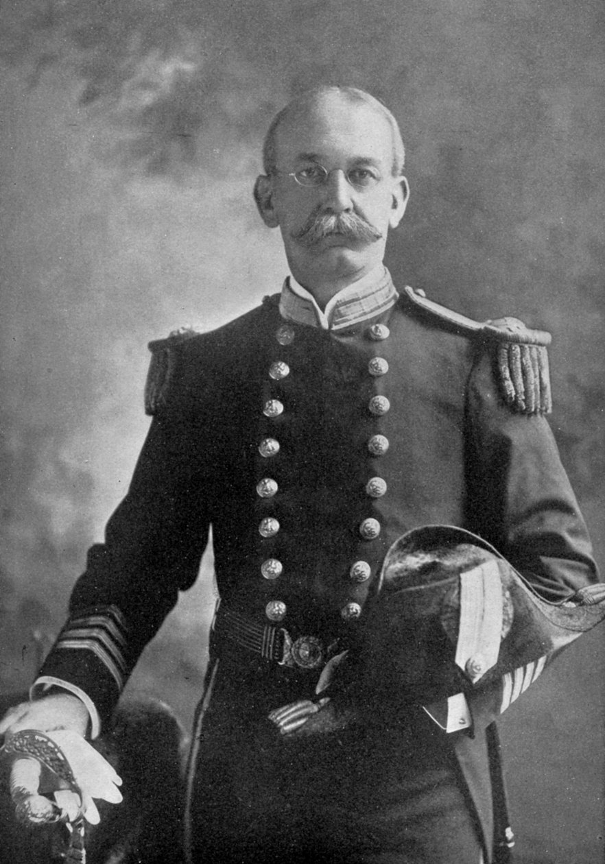 Charles Dwight Sigsbee, yhdysvaltalainen merivoimien upseeri, 1898 tekijältä Unbekannt
