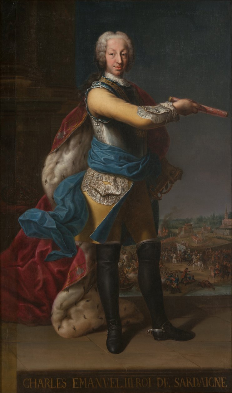 Charles Emmanuel III 1701-1773, Savoian herttua ja Sardinian kuningas tekijältä Unbekannt