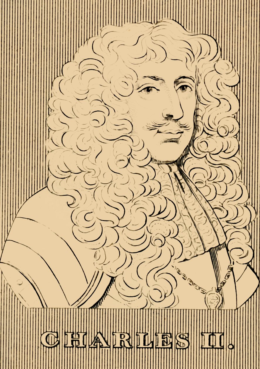Kaarle II, 1630-1685, 1830. tekijältä Unbekannt