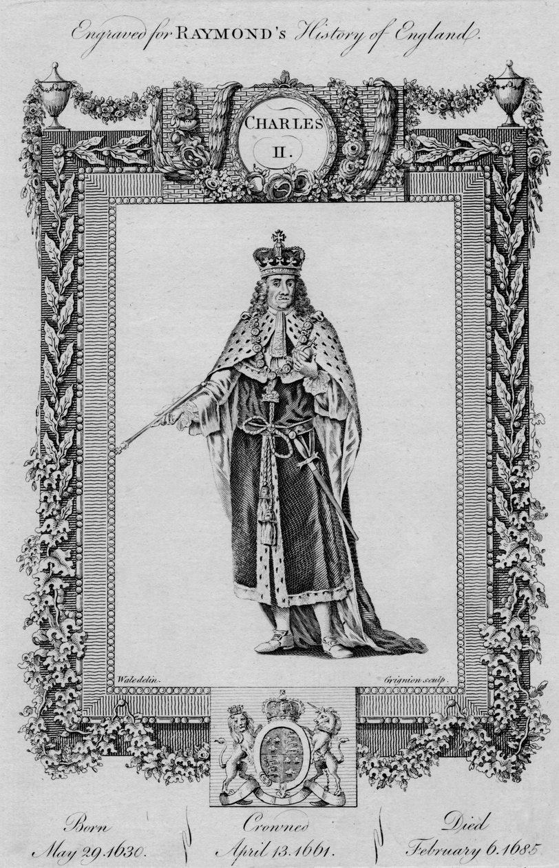 Kaarle II, 1787 tekijältä Unbekannt