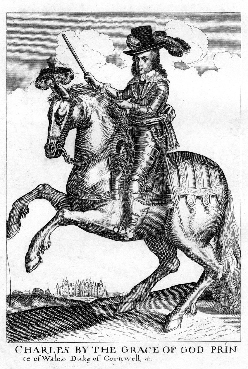 Englannin Kaarle II, 1600-luku tekijältä Unbekannt
