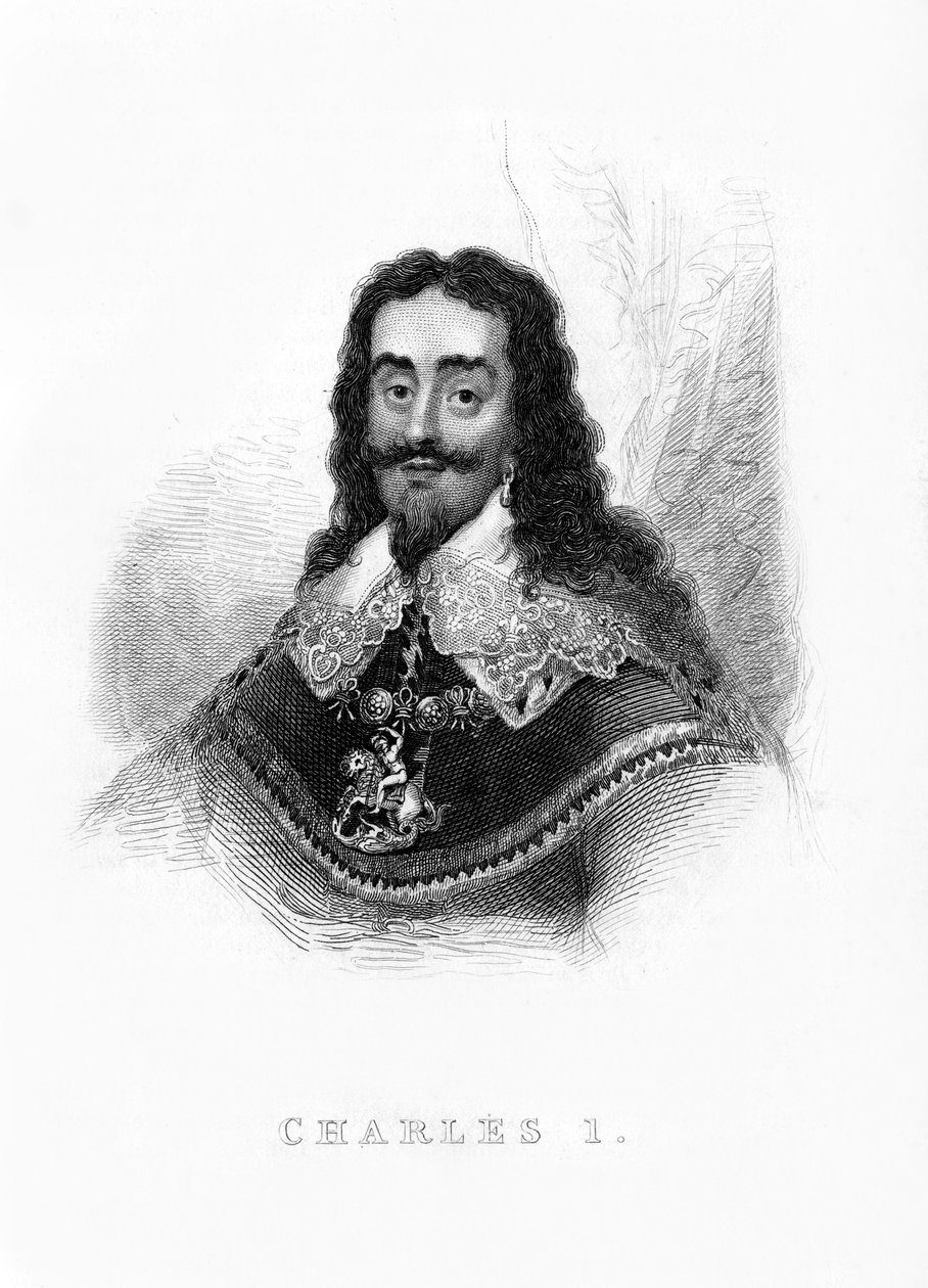 Charles I, Englannin, Skotlannin ja Irlannin kuningas, 1800-luku tekijältä Unbekannt