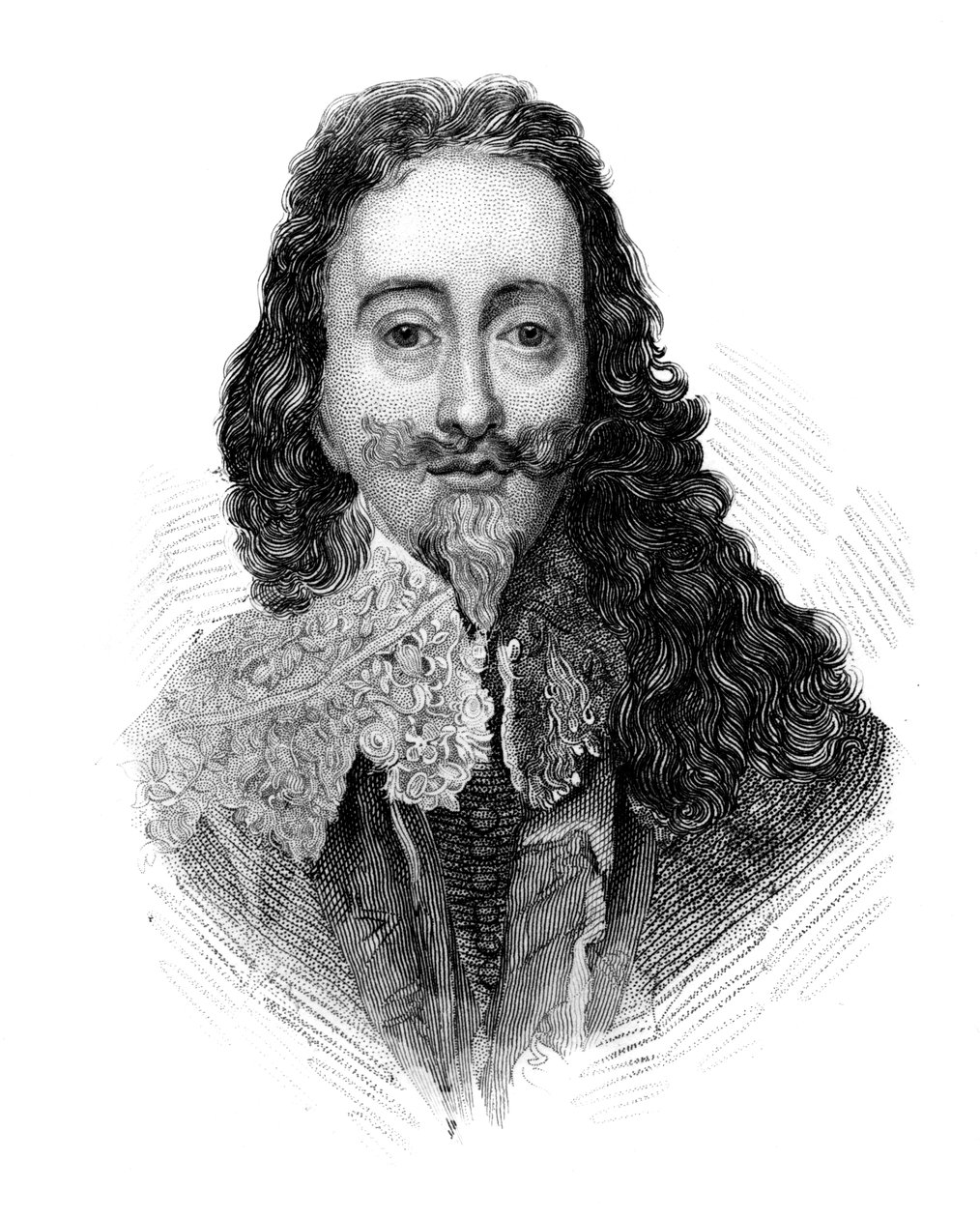 Charles I, Ison-Britannian ja Irlannin kuningas, vuodelta 1850 tekijältä Unbekannt