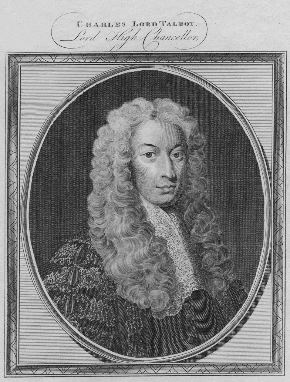 Charles Lord Talbot, lordi korkeakansleri, 1786. tekijältä Unbekannt