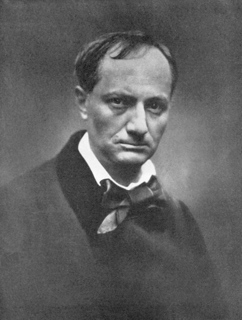 Charles Pierre Baudelaire 1821-1867, ranskalainen symbolistirunoilija ja taidekriitikko, 1864-1865 tekijältä Unbekannt